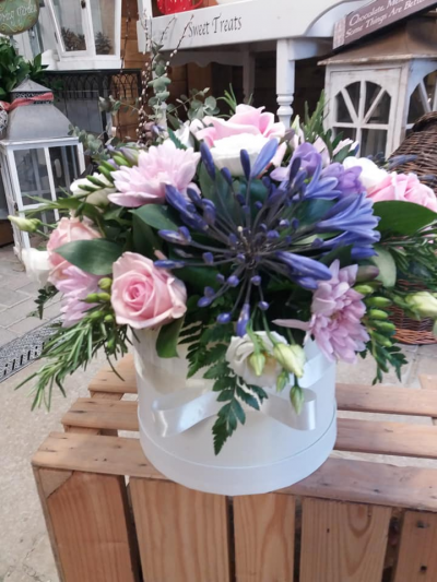 Carol's Florist Pink Hatbox